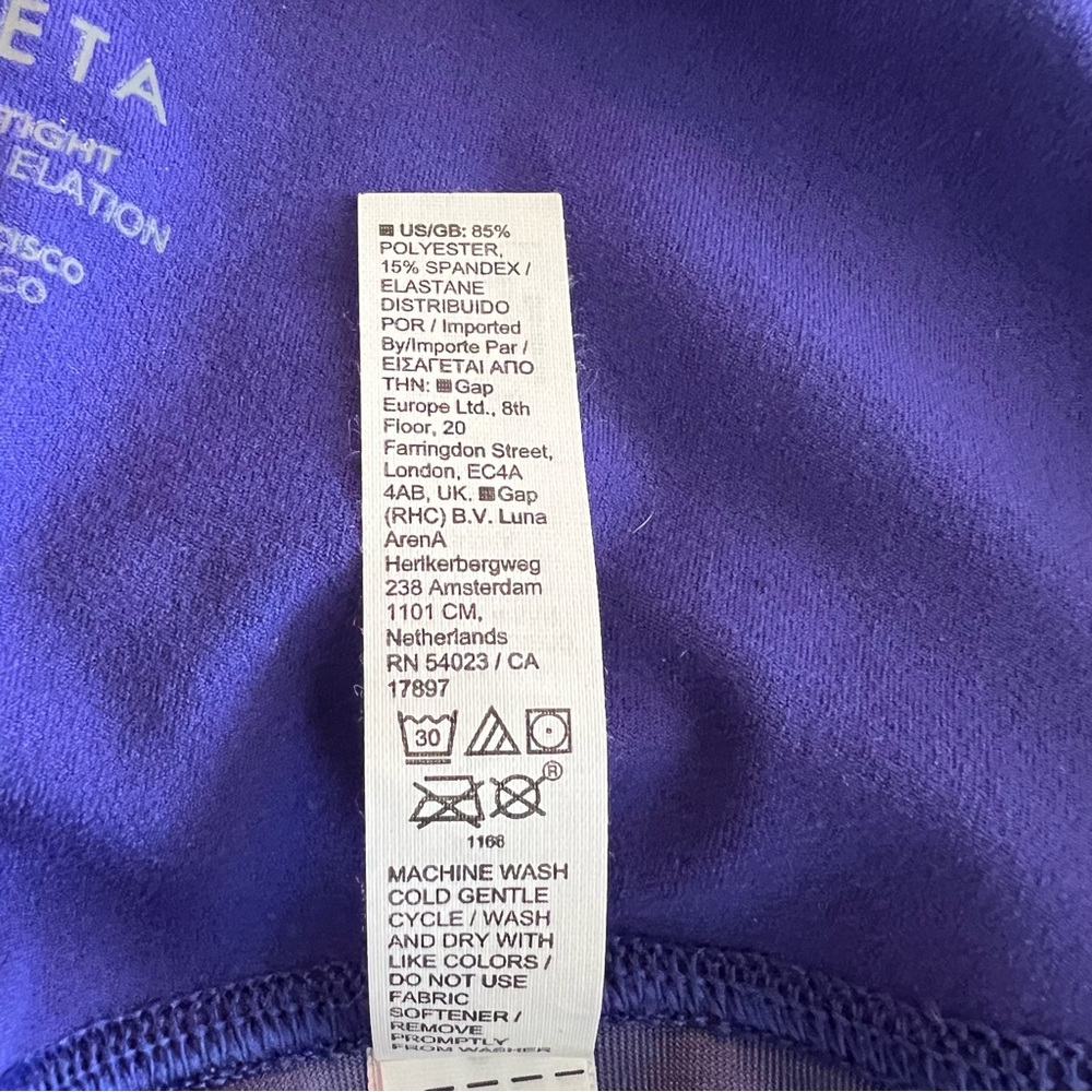 Athleta Velvet Leggings Velour Purple Size Small - Picture 8 of 9